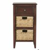 Safavieh Everly Drawer Side Table- Cherry - 27.6 x 11.8 x 15 in. AMH5743C